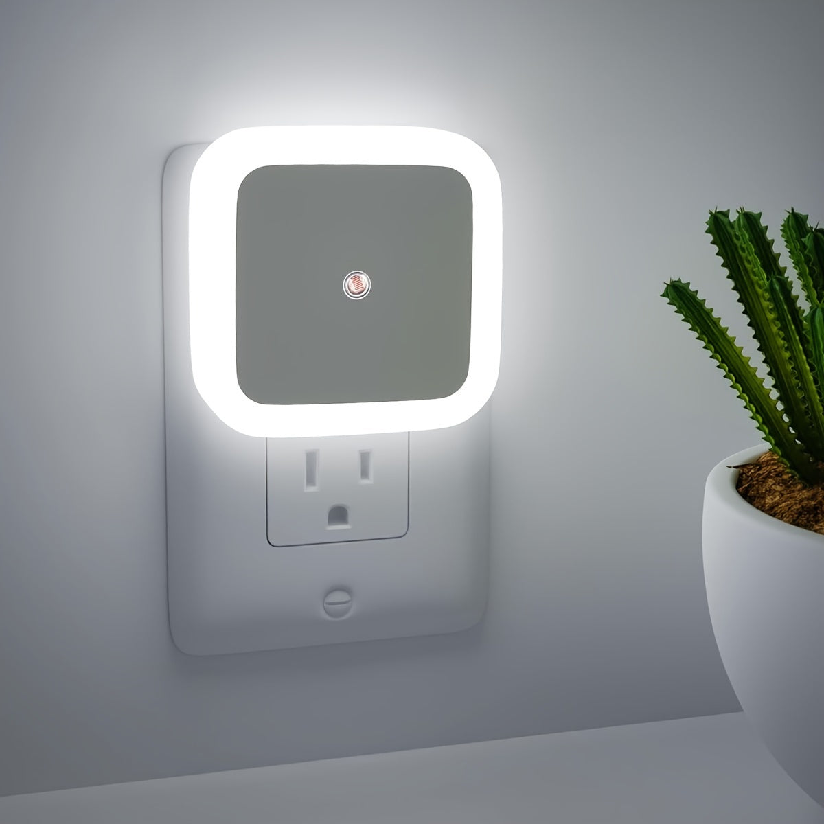 [Smart Sensor LED] 4pcs Night Lights, Smart Night Light Plug Into Wall, LED Night Light Lamp With Smart Sensor, Nightlights Auto-On/Off For Bedroom, Kitchen, Stairs, Hallway