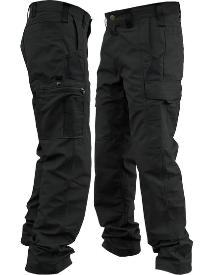 1pc Men's Tactical Cargo Pants with Multiple Utility Pockets - Heavy-Duty Tactical Gear Pants for Outdoor Hiking, Construction Work, Camping & Hunting | Durable Tactical Pants Suitable for Spring/Fall/Summer, Hand Washable Workwear