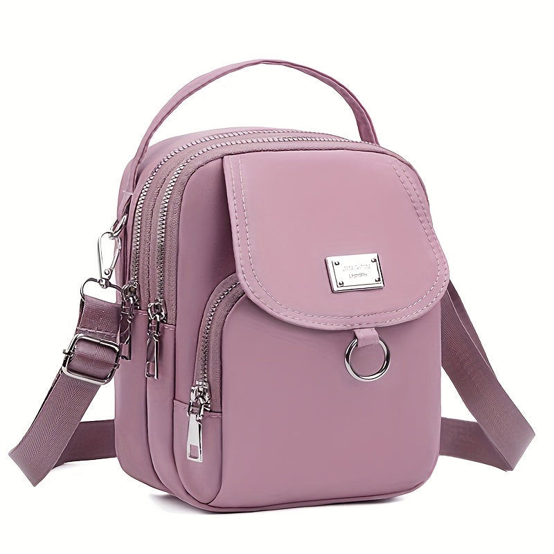Multi-color Nylon Women's lightweight crossbody bag, casual MINI handbag, fashionable shoulder bag, phone bag, suitable for commuting, shopping, travel