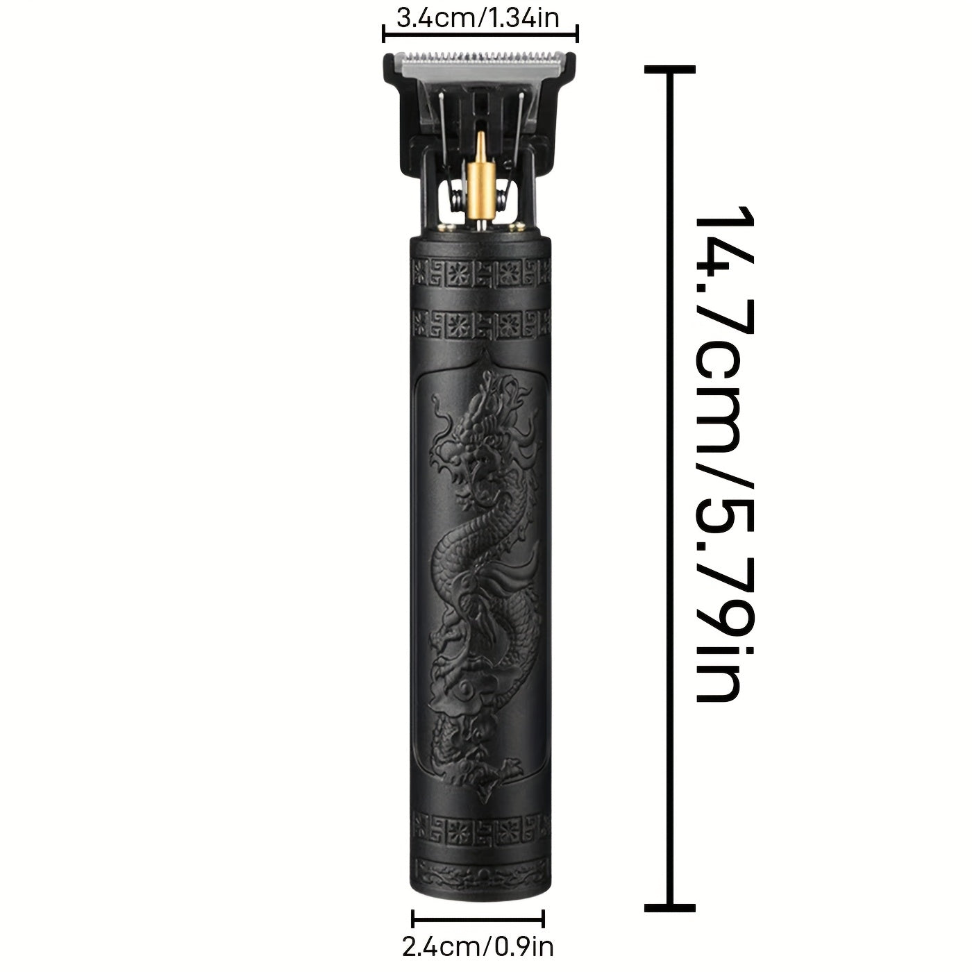 [USB Rechargeable Hair Trimmer] Professional Hair Clipper and Beard Trimmer for Men - USB Rechargeable Lithium Battery, 4 Attachments, Ergonomic Design with Adjustable Comb, Ideal for Grooming and Styling, Hair Trimmer for Men