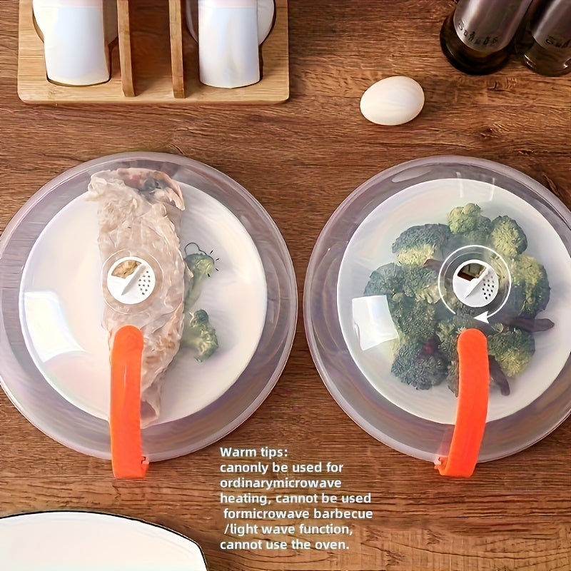 1pc Microwave Splash Cover Transparent Transparent Microwave Oven Food Cover Anti Sputtering Anti-oil Cover Reusable Airtight Food Cover Kitchen Heat Resistant Lid