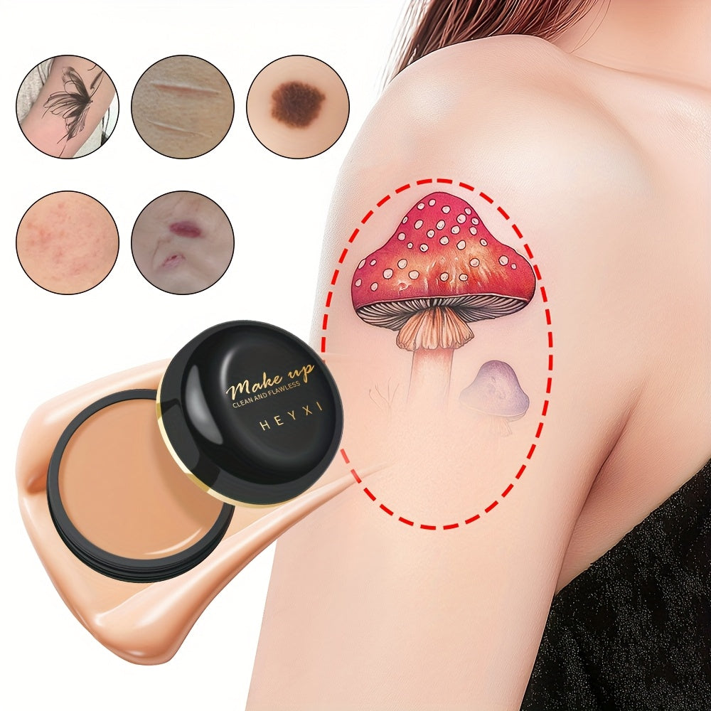 Full-coverage Concealer for Mature Skin - Ideal for Natural Makeup to Cover Dark Circles, Spots, Marks, and Tear Troughs, with Long-lasting Matte Finish
