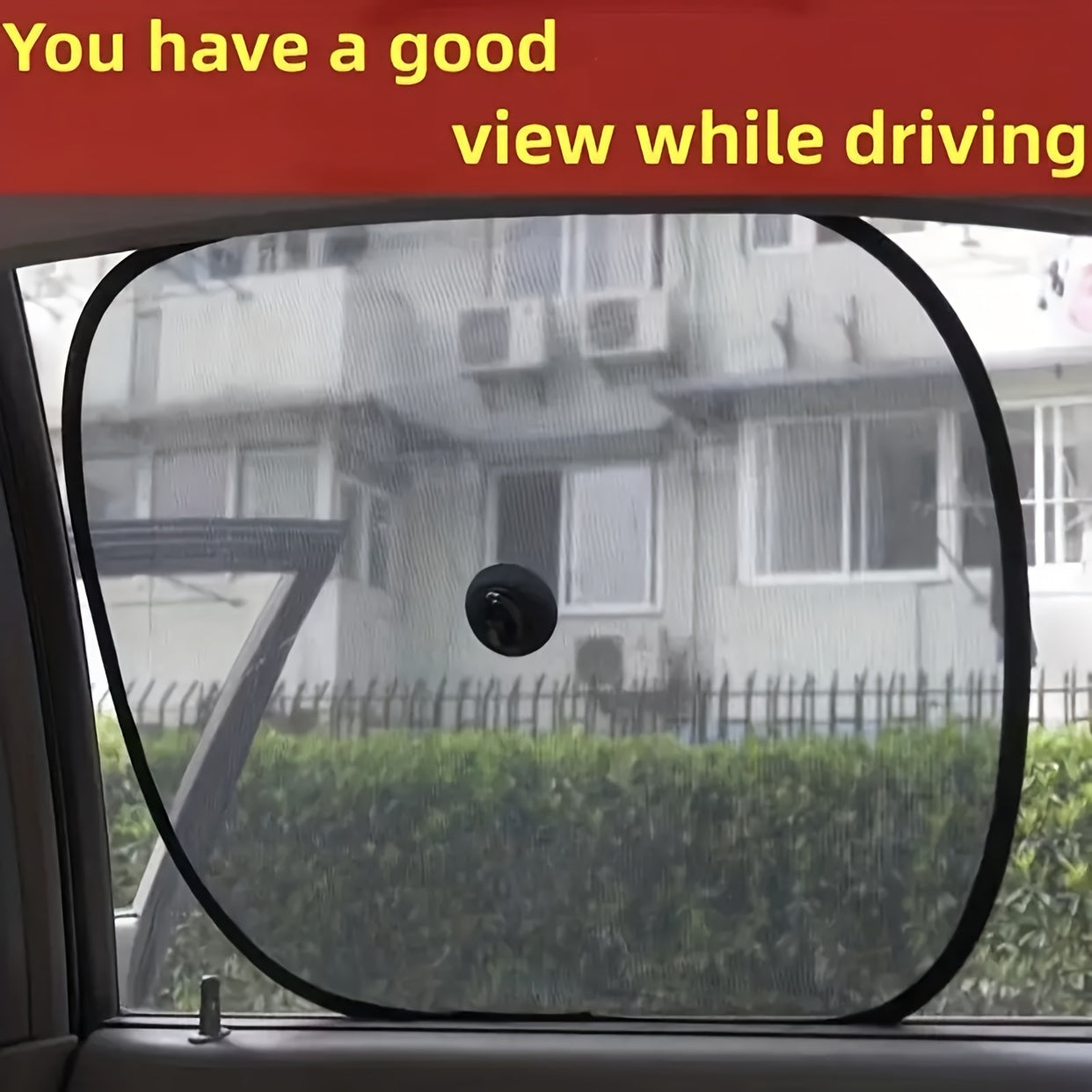 Two Car Suction Cup Sunshades, Side Window Sunshades for Car Windows to Block Sunlight And Heat.