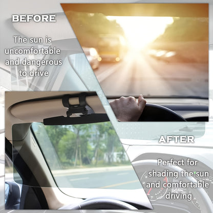 Car Sun Visors, Universal Anti-Glare Polarized Visor Extenders Are Easy to Install. The UV400 Car Sun Visor Extender Prevents Glare, UV Rays, And Stray Light, Ensuring Safe Driving