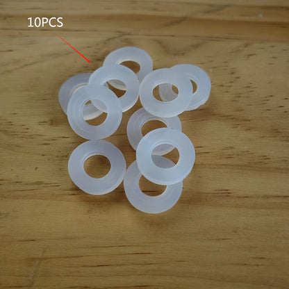 10/20/30/40/50pcs Household Pipe Fittings White Silicone Sealing Leakproof Gasket, for 1/2 "pipe Sealing Silicone Ring, Hot and Cold Silicone Ring, Drainage Connection High Quality Heat- Leakproof Silicone Gasket 3mm Thickness. Durable