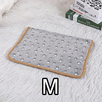 Comfortable And Breathable Cute Cartoon Pattern Dog Bed Blanket Washable Pet Blanket Cat And Dog Nest Mat