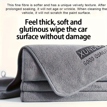 Professional-Grade Car Wash Towel Microfiber Double-Sided Car Wash With Towel Towel Car Cloth Absorbing Water Without Hair Loss Thickened Towel