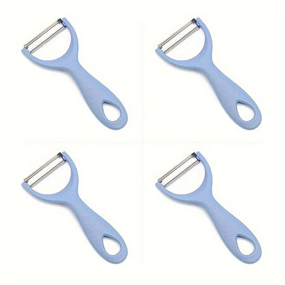 Stainless Steel Peelers, Affordable And Useful, Versatile And Innovative Kitchen Tool with Safety Cover, Efficient for Preparing Fruits And Vegetables, Set of 1-4, Perfect for Mother's Day, Christmas Gifts, And Black Friday Offers