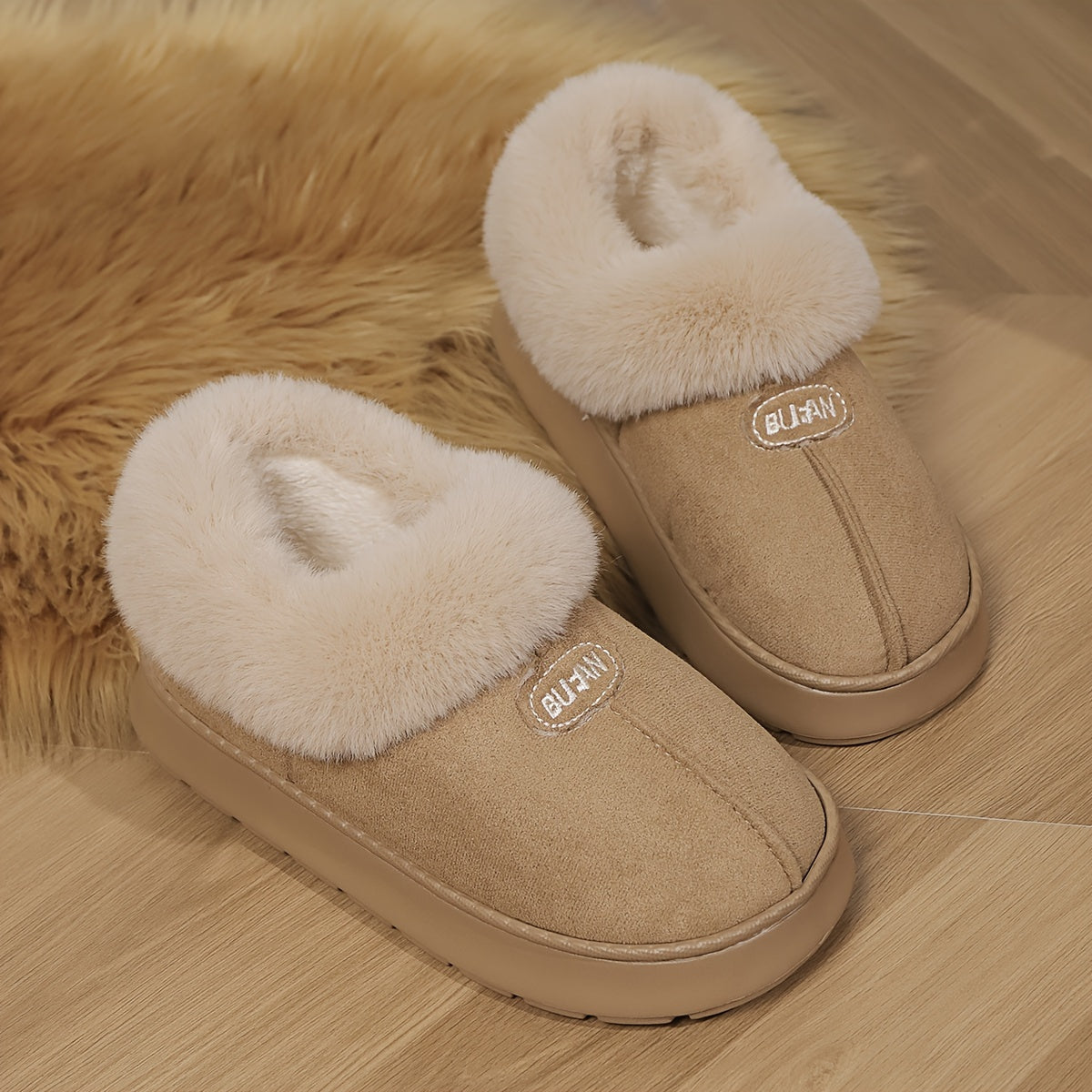 New Stylish Slippers for Autumn And Winter, Fashionable Indoor And Outdoor Fuzzy Slides for Couples