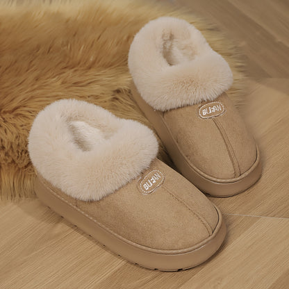 New Stylish Slippers for Autumn And Winter, Fashionable Indoor And Outdoor Fuzzy Slides for Couples