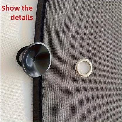 Two Car Suction Cup Sunshades, Side Window Sunshades for Car Windows to Block Sunlight And Heat.
