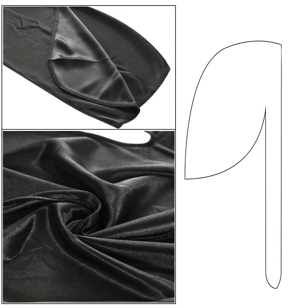 Durag for Men, Perfect As a Shower Cap Or Bandana, Designed for Long Tail Waves.