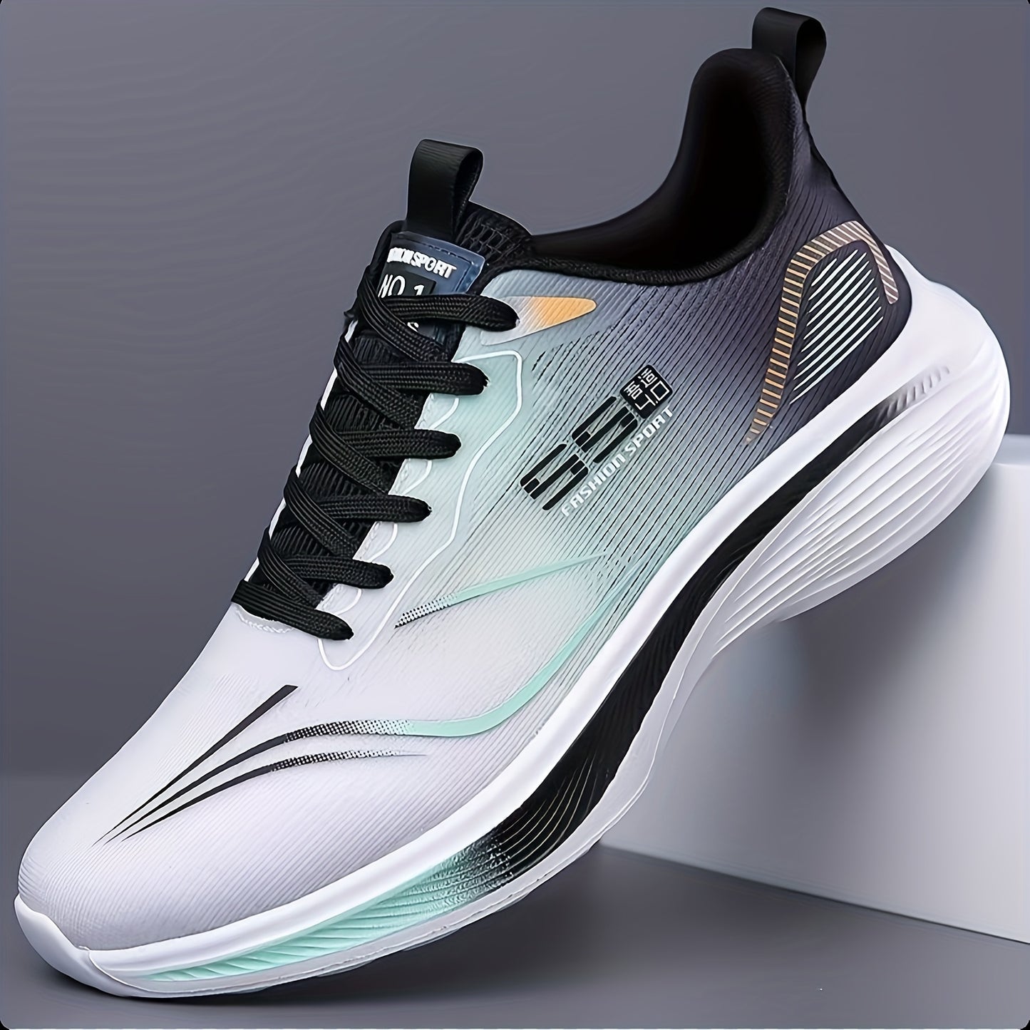 Men's Summer Athletic Shoes - Breathable Mesh, Soft Soles, Shock Absorption, Stylish And Versatile Running Shoes