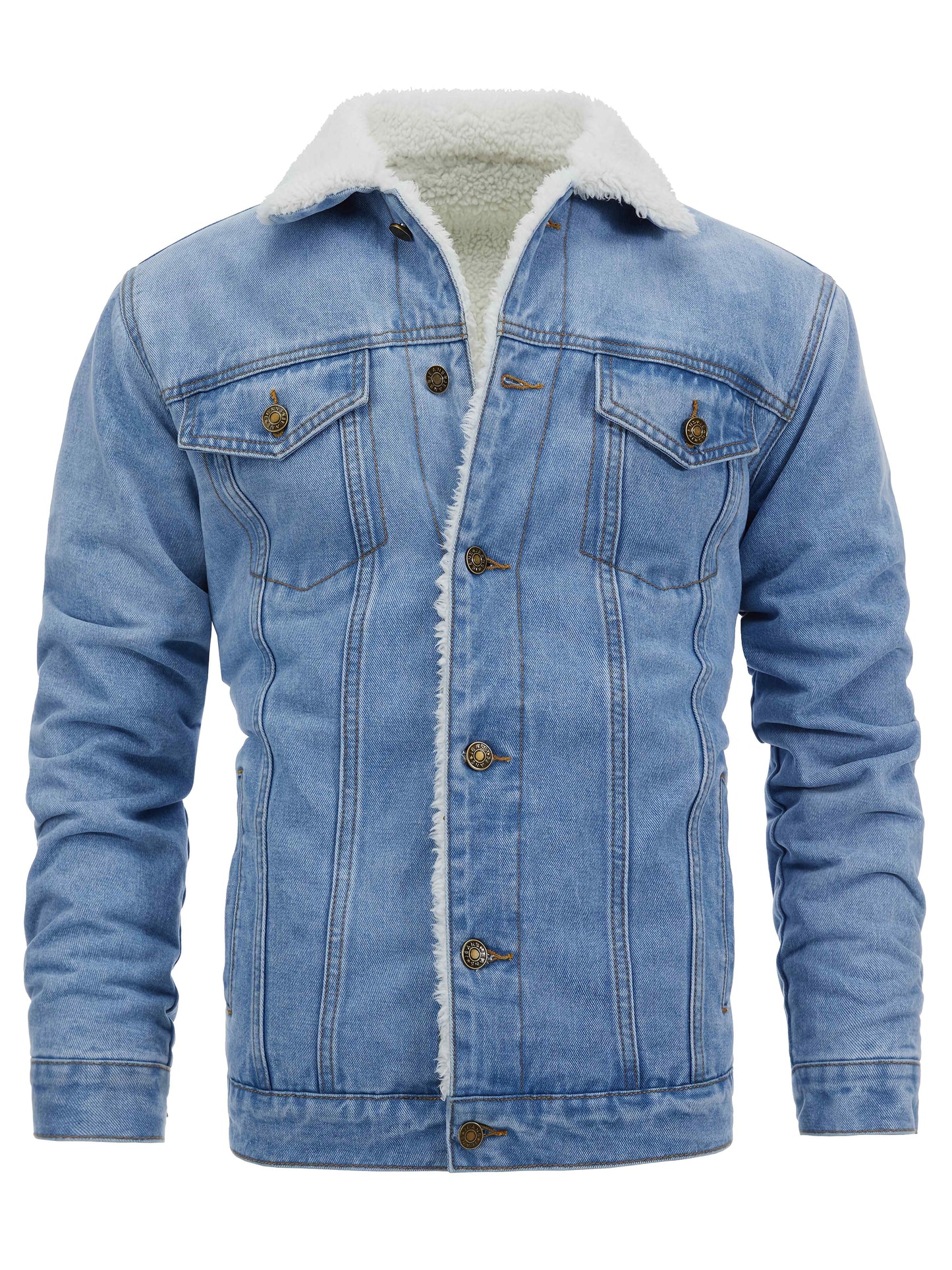 Men's Casual Slim-Fit Cotton Jacket Men's Denim Jacket
