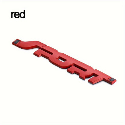 [Sporty Car Stickers] Sporty Metal 3D Logo Stickers for Car | Emblem Badge for Trunk and Fender