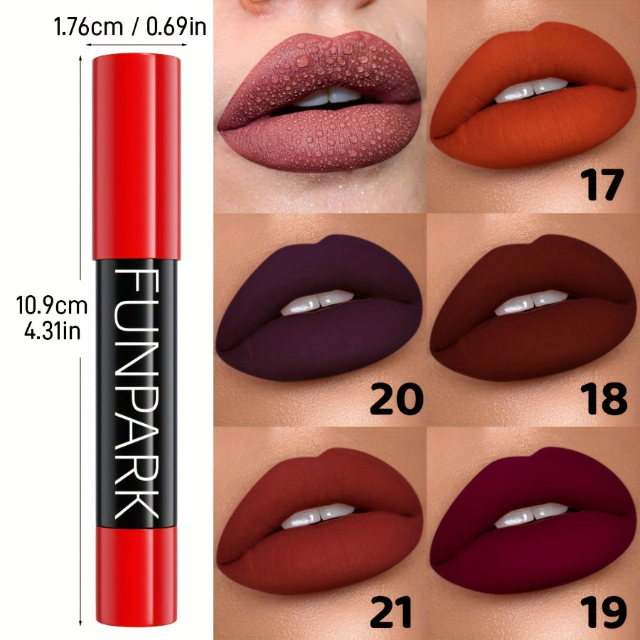 [Long-Lasting Lipstick] Highly Pigmented, Long-Lasting Lipstick | Lip Plumper, Lip Oil, Lip Tint, Moisturizing Lip Balm, Waterproof Lip Plumping Gloss