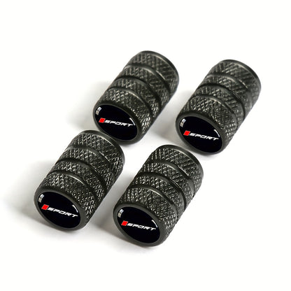 4pcs Aluminum Alloy Car Tire Valve Caps/Durable Automotive for Toyota/Honda/Mazda/Mitsubishi/Jeep/MG