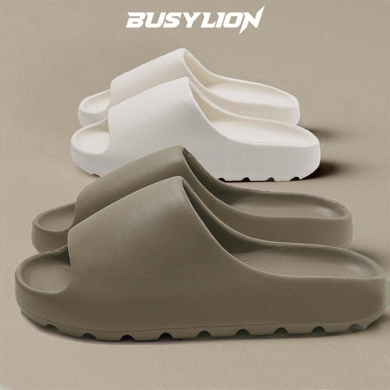BUSYLION Men's Summer Trendy Slippers, with Arch Support and Cushioned Insoles, Comfortable Casual Slip-On Home Shoes, Lightweight and Durable, Suitable for the Beach and Vacation, All-Season Summer Slippers for Men, 7 Styles Available