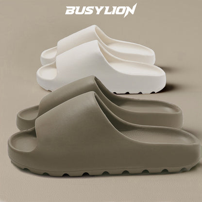 BUSYLION Men's Summer Trendy Slippers, with Arch Support and Cushioned Insoles, Comfortable Casual Slip-On Home Shoes, Lightweight and Durable, Suitable for the Beach and Vacation, All-Season Summer Slippers for Men, 7 Styles Available