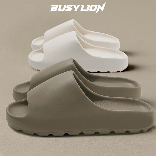 BUSYLION Men's Summer Trendy Slippers, with Arch Support and Cushioned Insoles, Comfortable Casual Slip-On Home Shoes, Lightweight and Durable, Suitable for the Beach and Vacation, All-Season Summer Slippers for Men, 7 Styles Available