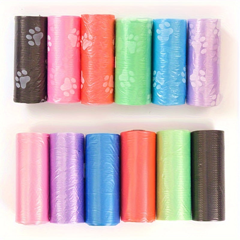[Poop Bags For Dog Walking] 8 Rolls Pet Poop Bags For Dog & Cat, Dog Poop Bag For Outdoor Walking, Pet Supplies