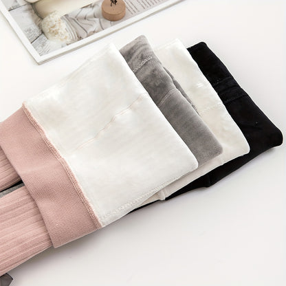 A Pair of Thickened And Warm Tights for Girls, Suitable for Infants to Wear Outside During Winter to Keep Warm