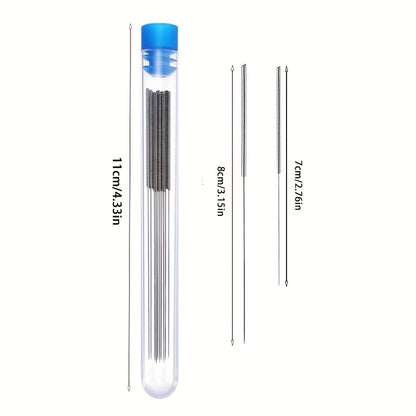 10pcs Stainless Steel Wiper Nozzle Cleaning Kit - Unclog Car Glass & 3D Printer Jets, Gas Stove Outlets, Rain Brush, shower head Needle Cleaning