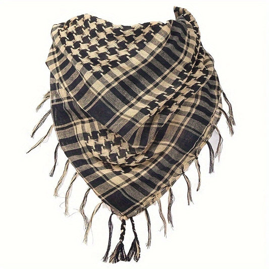 Men Women Scarf Plaid Tartan Lightweight