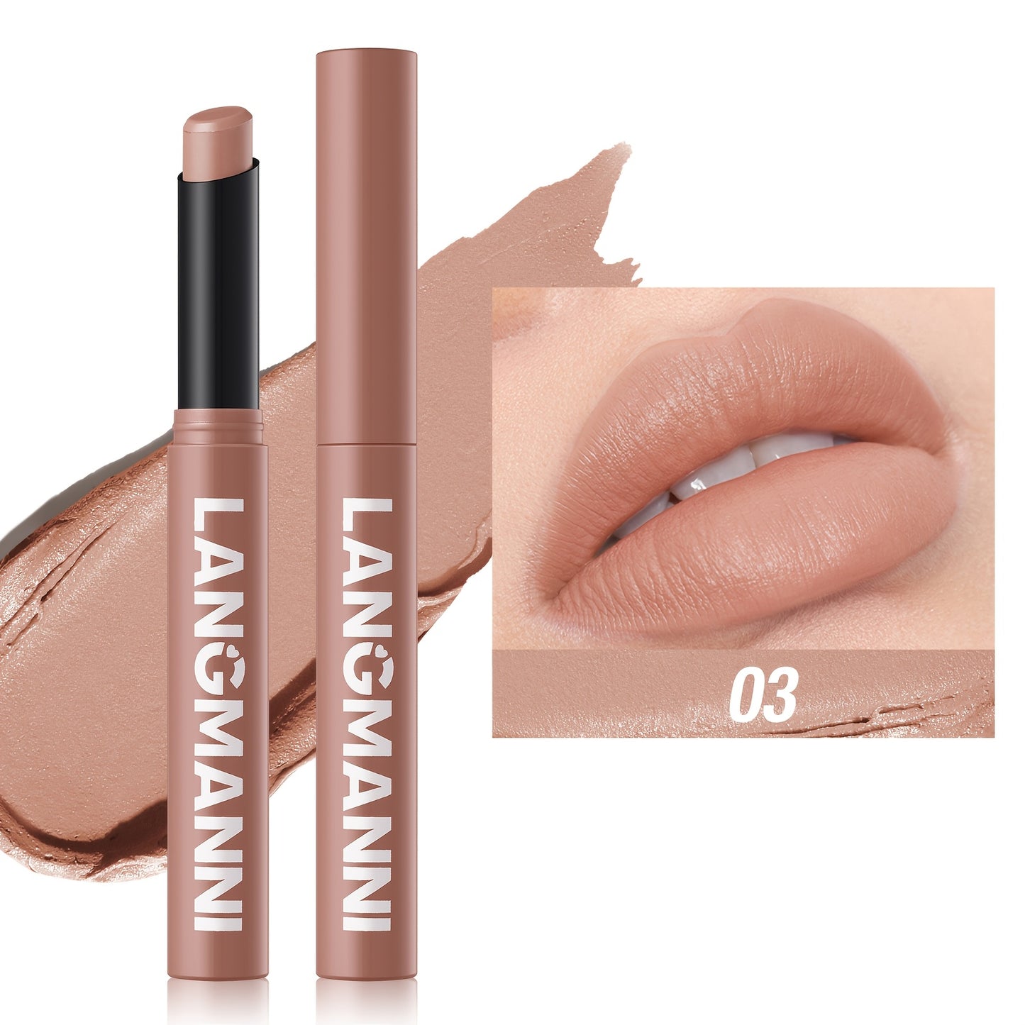 [New Potential Product]Matte Lipstick, Easy-To-Apply Lip Crayon, Long-Lasting Moisturizing Lip Balm, Naturally And Nourishing Lipstick