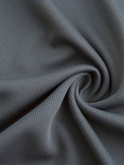 6-Pack Gray-Blue-Black-White-Army Green-Dark Red Casual Sport Print Reflective Stripe T-Shirts, Breathable Quick-Dry Short Sleeve Round Neck Tops, Running Shirts, Moisture-Wicking T-Shirts, Gym Workout Short Sleeve Shirts