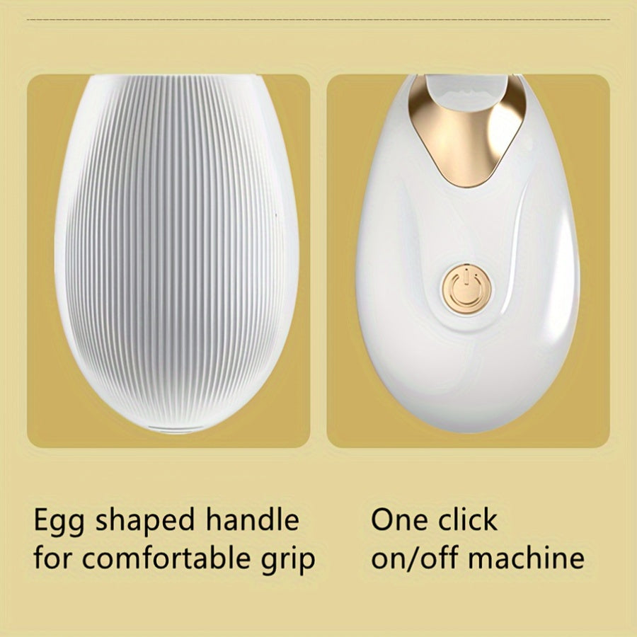 This Compact And Portable Electric Facial Beauty Device Features a Vibrating Massage Function And Is Powered by AAA Batteries (Not Included), Suitable for Use with Skincare Products