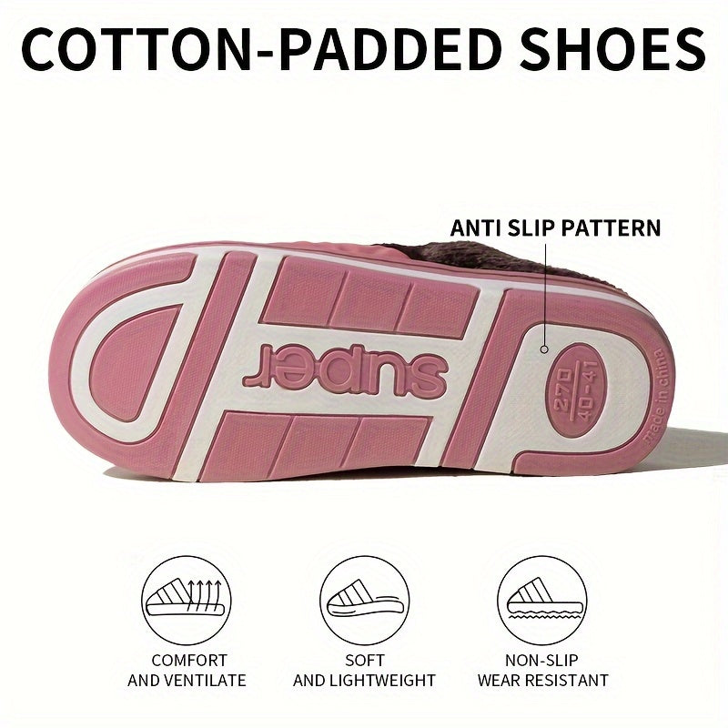 PU slippers for Men's household High Quality thick sole insulation for indoor couples in winter, slippers for women in autumn and winterSuitable for men & women