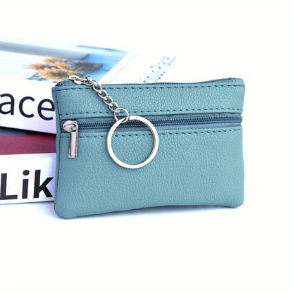 [Mini Coin Wallet] Small Wallet with Keychain - Mini Coin Purse That Holds Coins