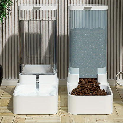 Gravity Pet Feeder - Automatic Dog Feeder and Dog Water Dispenser for Dogs Cats Pets Animals