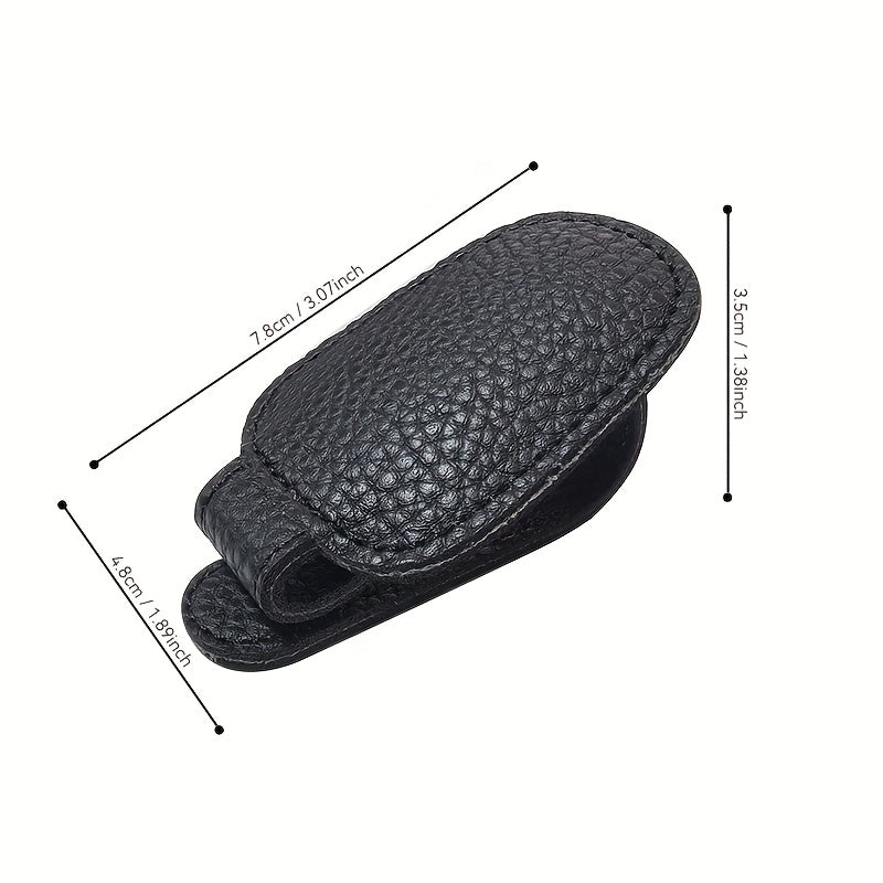 [PVC | Sun Visor Clip] PVC Sun Visor Glasses Clip | 1 Holder, Storage Rack, In-Accessory