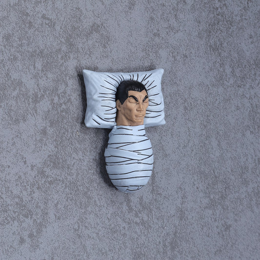 BAKI Heavily Injured Retsu Kaioh Action Figure Collectible, Anime Figurine, Anime Merchandise, a Must-Have for Anime Fans, a Toy of a Character Worth Showcasing, Fan Goods, Christmas Gift