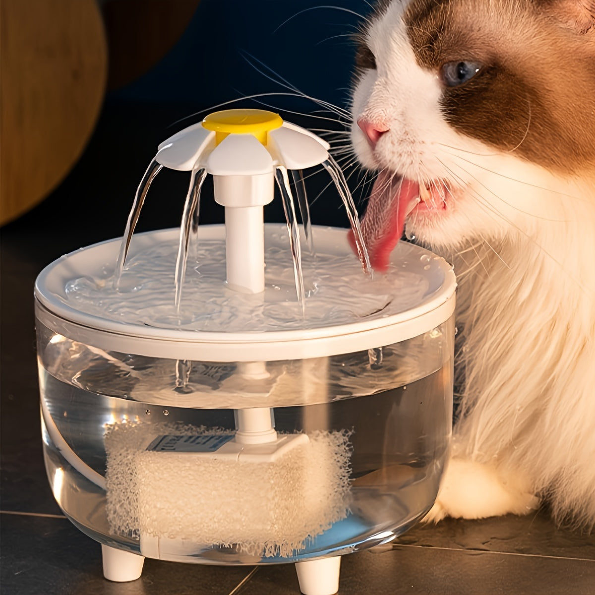 1pc Whisper Quiet 1.5L Usb-Powered Pet Water Fountain, Automatic Circulation, Easy Clean Design for Cats & Small Pets, No Battery Required