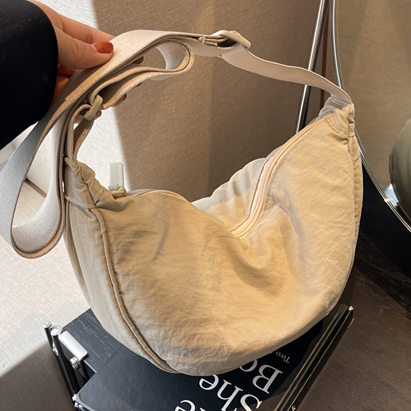 New Stylish Casual Women's Single-shoulder Bag with Adjustable Strap Length, a Dumpling-style Crossbody Bag That Can Be Used as a Coin Purse or Phone Pouch, Suitable for Daily Outings, Travel, and Shopping