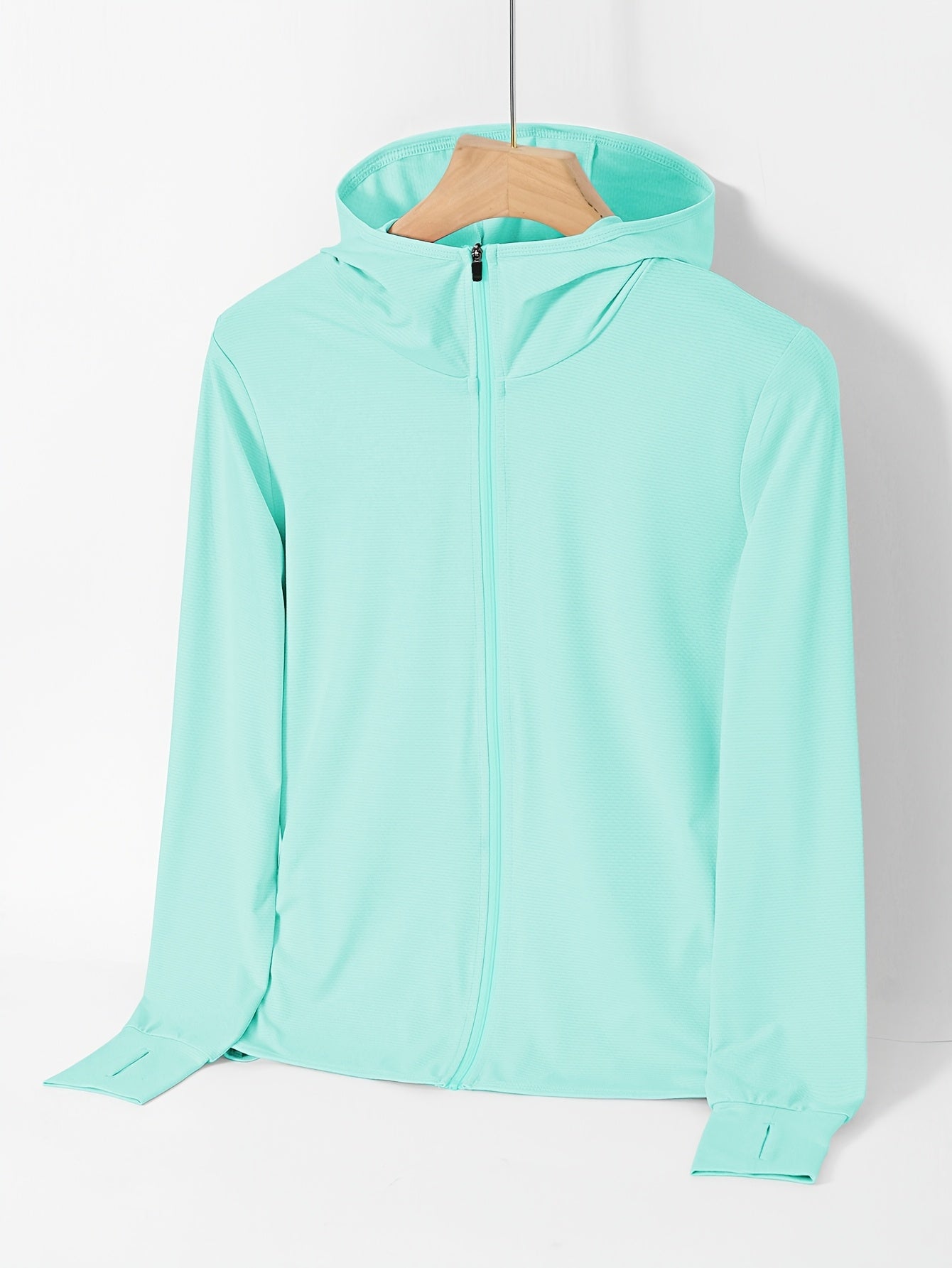 Women'S Lightweight Summer Protection Swimsuit Jacket with Front Zipper - Breathable & Stretchy Fabric, Ideal for Beach, Pool, and Fishing