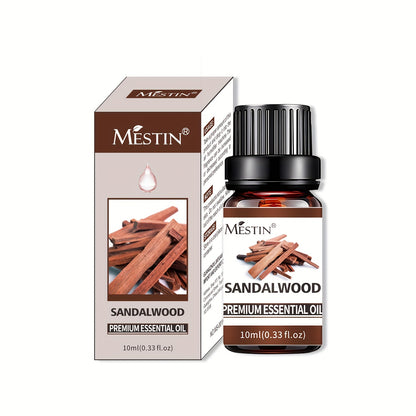 MESTIN Multi-Purpose Pure Essential Oil | Contains 21 Fragrances and Plant Ingredients, Suitable for Diffusers, Humidifiers, Air Purifiers, Candle Making - Rose/Lavender/Jasmine/Lemon, etc