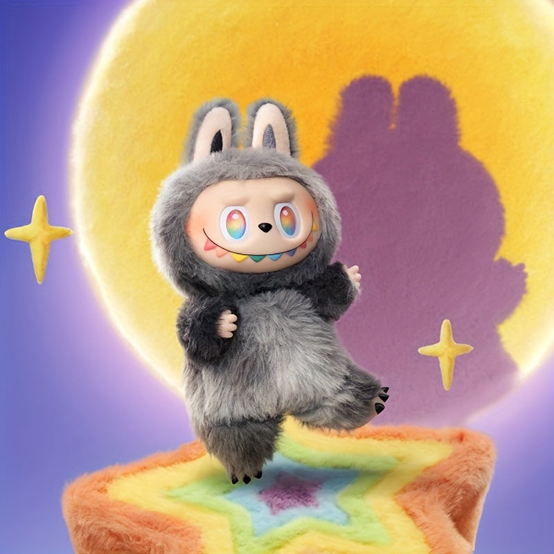 Single Box POP MART LABUBU Three Generations THE MONSTERS Front High Energy Series Plush Doll Hand-Made Blind Box, Single Blind Box, Blind Box Doll, Random Design Movable Doll Home Creative Pendant Suitable As Halloween Christmas Birthday Gift