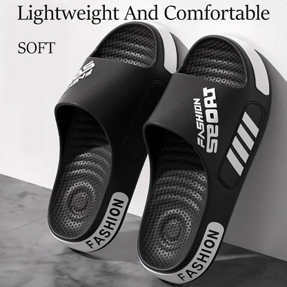 Men'S Summer Sporty and Stylish Sandals | Breathable Lightweight Soft Sole, All-Season Comfort Slippers, Casual Outdoor Unisex Beach Sandals, EVA Material, Round Toe