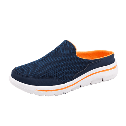Men's Plus Size Lightweight Comfortable Mesh Casual Half-Slippers