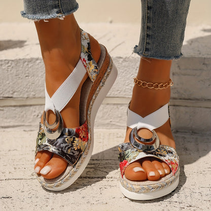 New Summer Women'S Collection, Woven with Hemp Rope, Roman Beach Sandals., Women Shoes