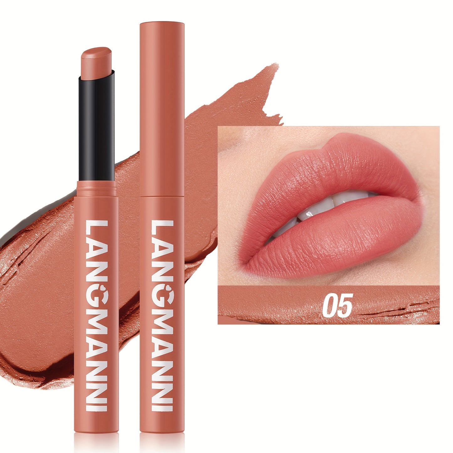 [New Potential Product]Matte Lipstick, Easy-To-Apply Lip Crayon, Long-Lasting Moisturizing Lip Balm, Naturally And Nourishing Lipstick