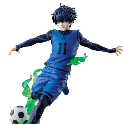 1pc/5.51inch Anime Figure Isagi Yoichi Action Figure Isagi Yoichi Playing Soccer Figurine PVC Model Collecting Statues Desktop Ornaments Car Accessories Festival Gifts