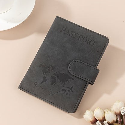 RFID Passport Holder, Card Holder, Wallet, ID Card Holder, Multi-Function Travel, Made of PU Synthetic Leather, Casual Vacation Pattern Print, with 1 Bill Compartment and 2 SIM Card Slots, Daily Use