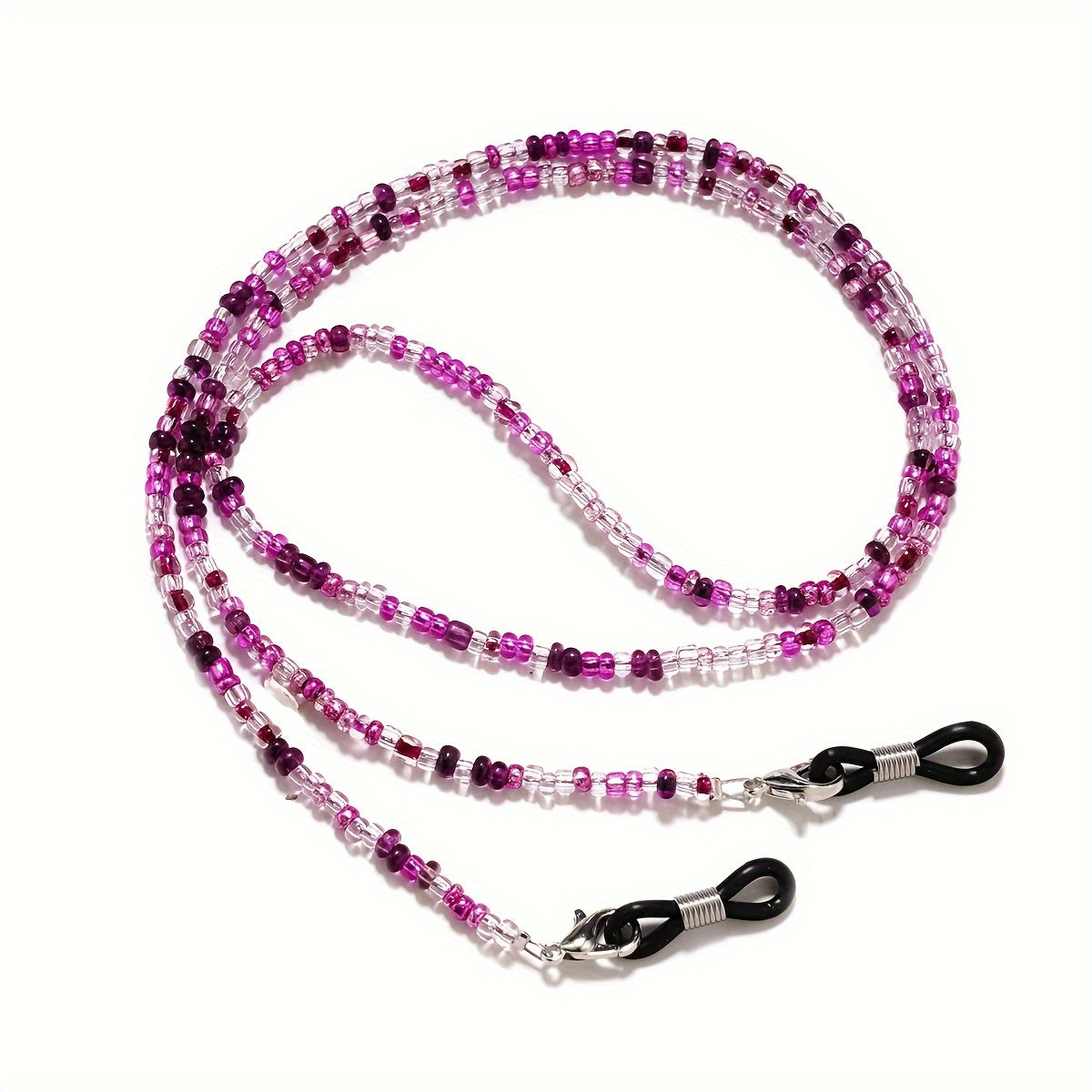 1pc Multi-Colored Beaded Glasses Chain | Chic Fashion Eyewear Accessory, Trendy and Versatile Glasses Strap, Eyeglass Retainer and Convenient Mask Holder by ChiChain