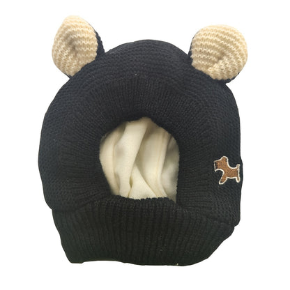 Toddler Winter Knit Hat with Fleece-Lined Ears & Adjustable Toggle Closure - Soft Stretchy Warm Beanie for Boys & Girls, Mixed Colors, Christmas Gift, Hand Wash Only, Baby Winter Hat, Festive Toddler Wear, Cold Weather Accessory, Playful Design, Cozy Fabr