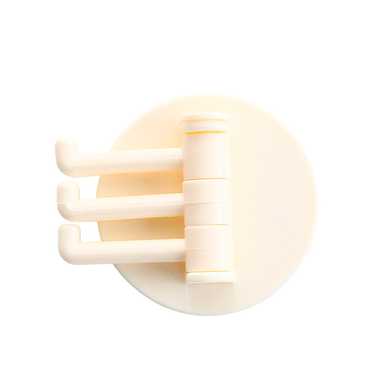 Organize Your Kitchen & Bathroom with this Self-Adhesive 3-Hook Rack & Key Holder!